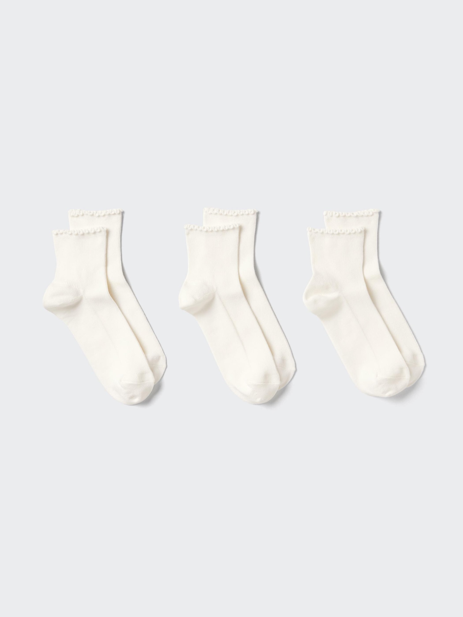 Regular Socks 3 Pairs Crew Mellow