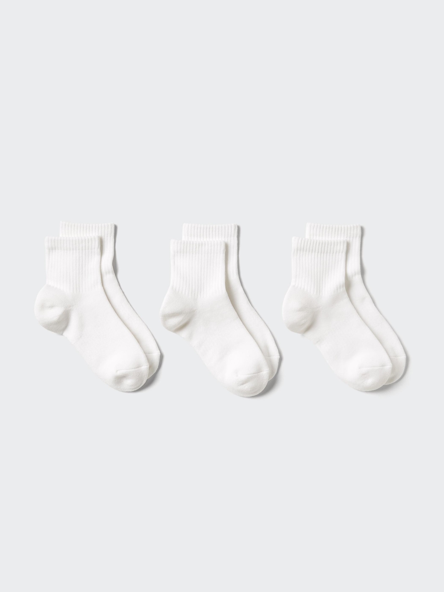 Regular Socks 3 Pairs Ribbed Pile