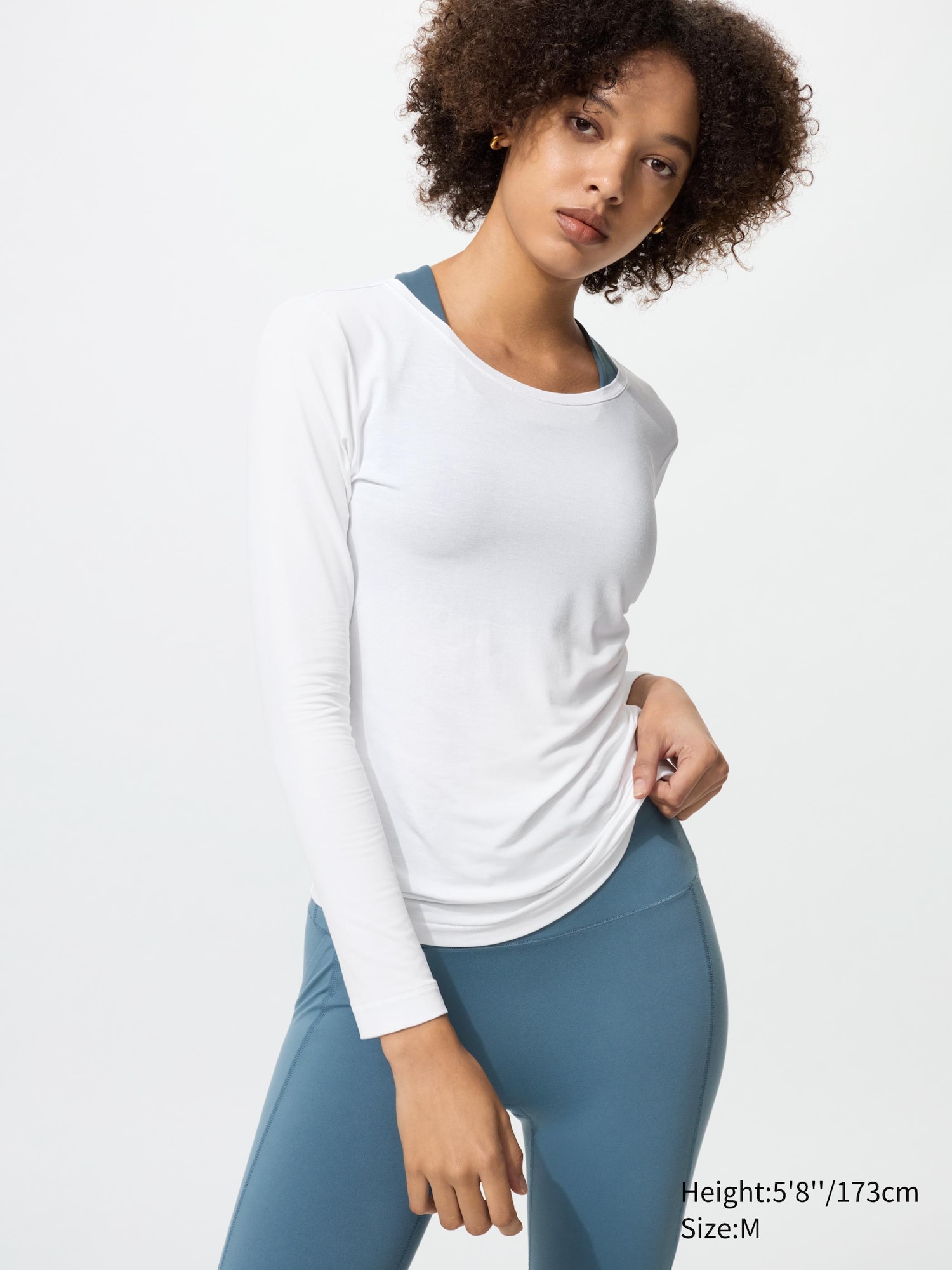 AIRism UV Protection Crew Neck T-Shirt Long Sleeve