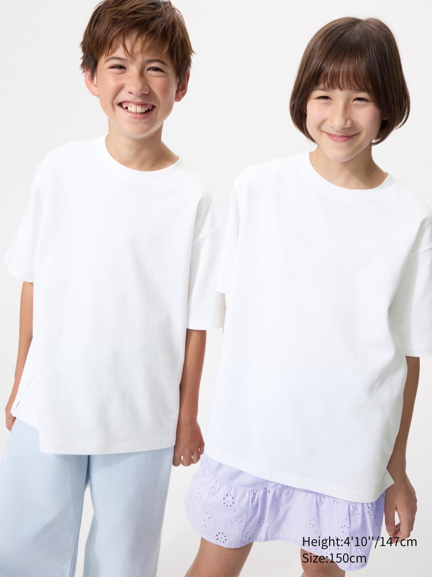 KIDS AIRism Cotton Crew Neck T-Shirt