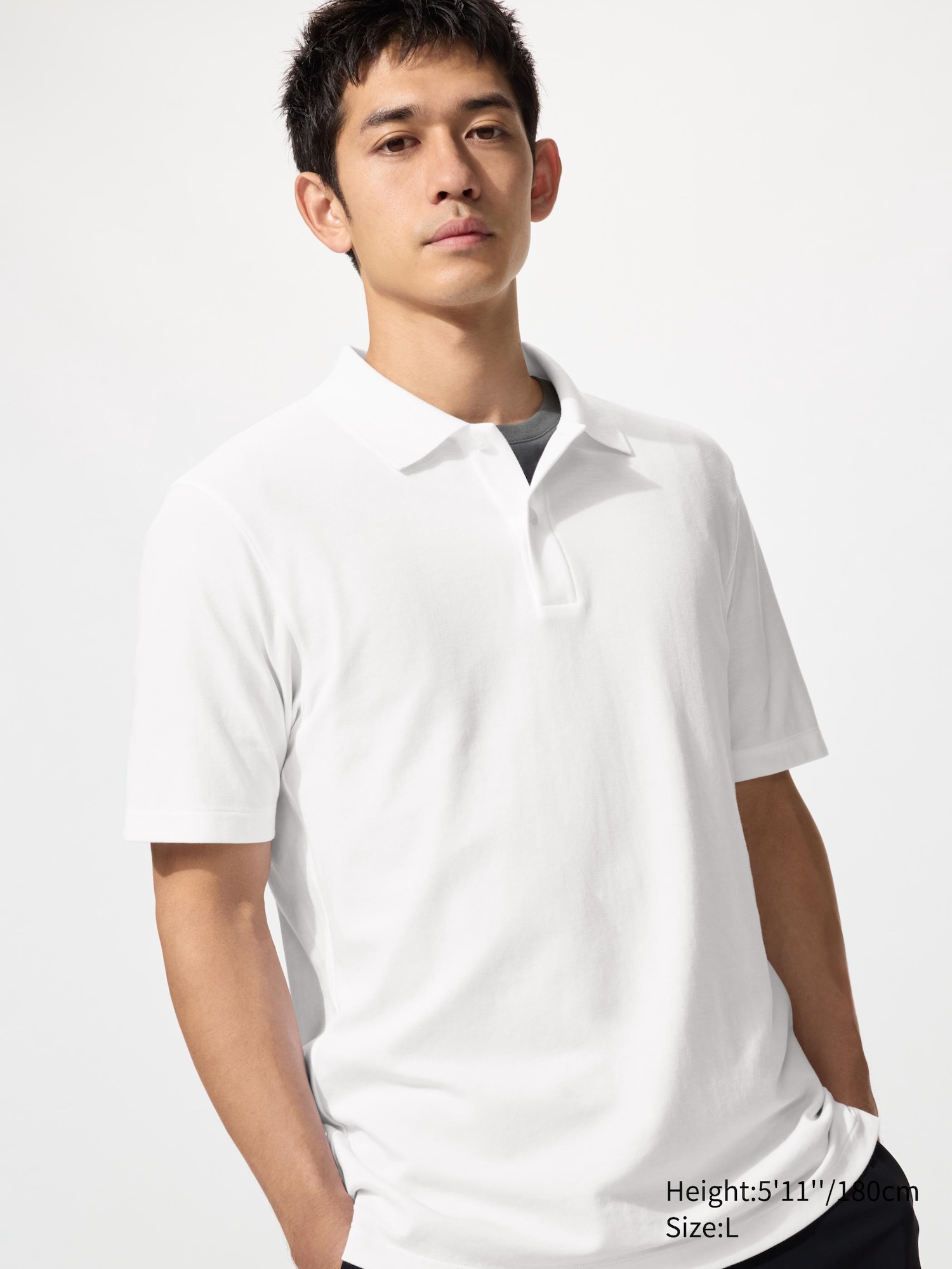 AIRism Cotton Pique Polo Shirt