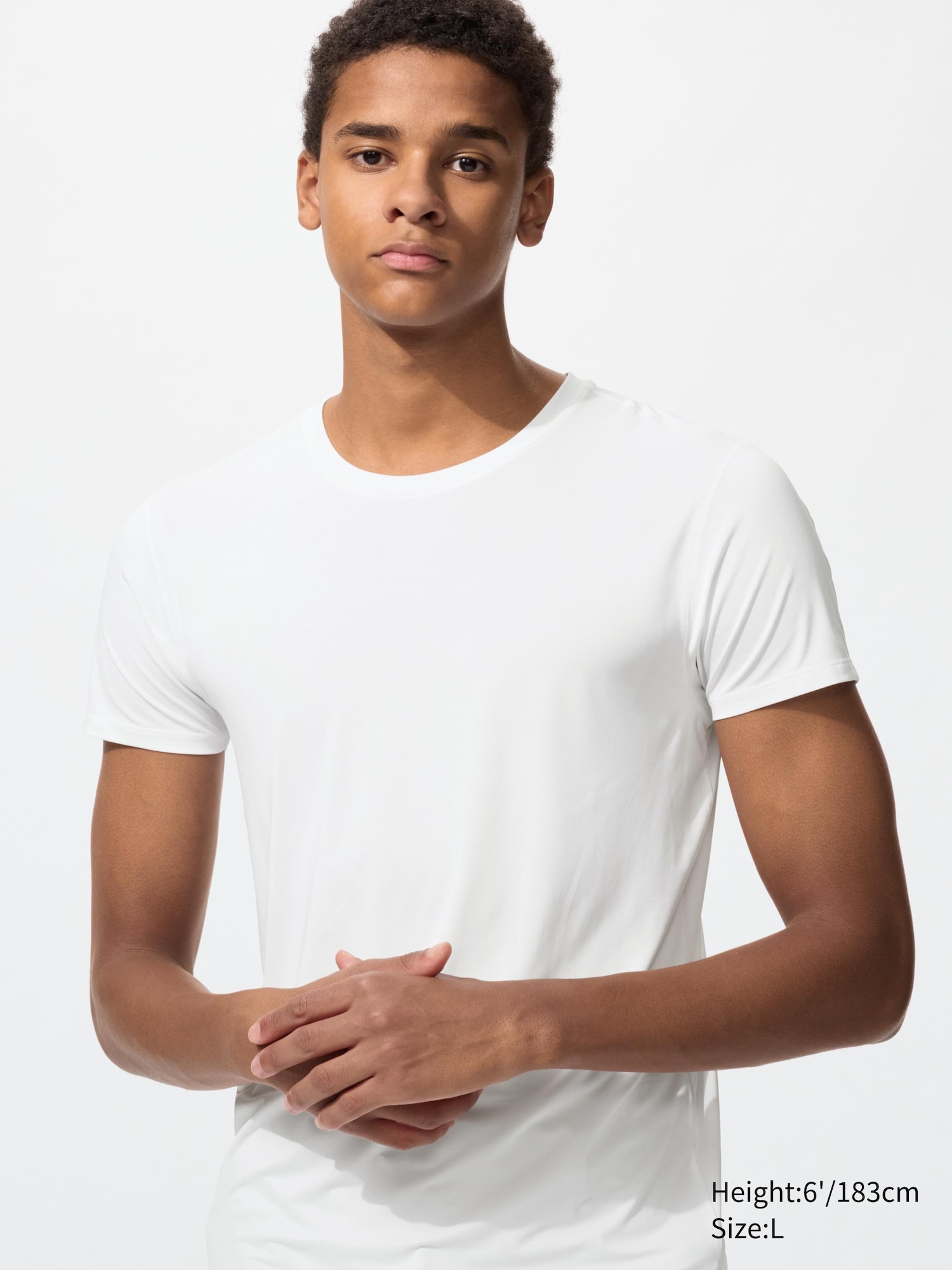 AIRism Crew Neck T-Shirt Short Sleeve