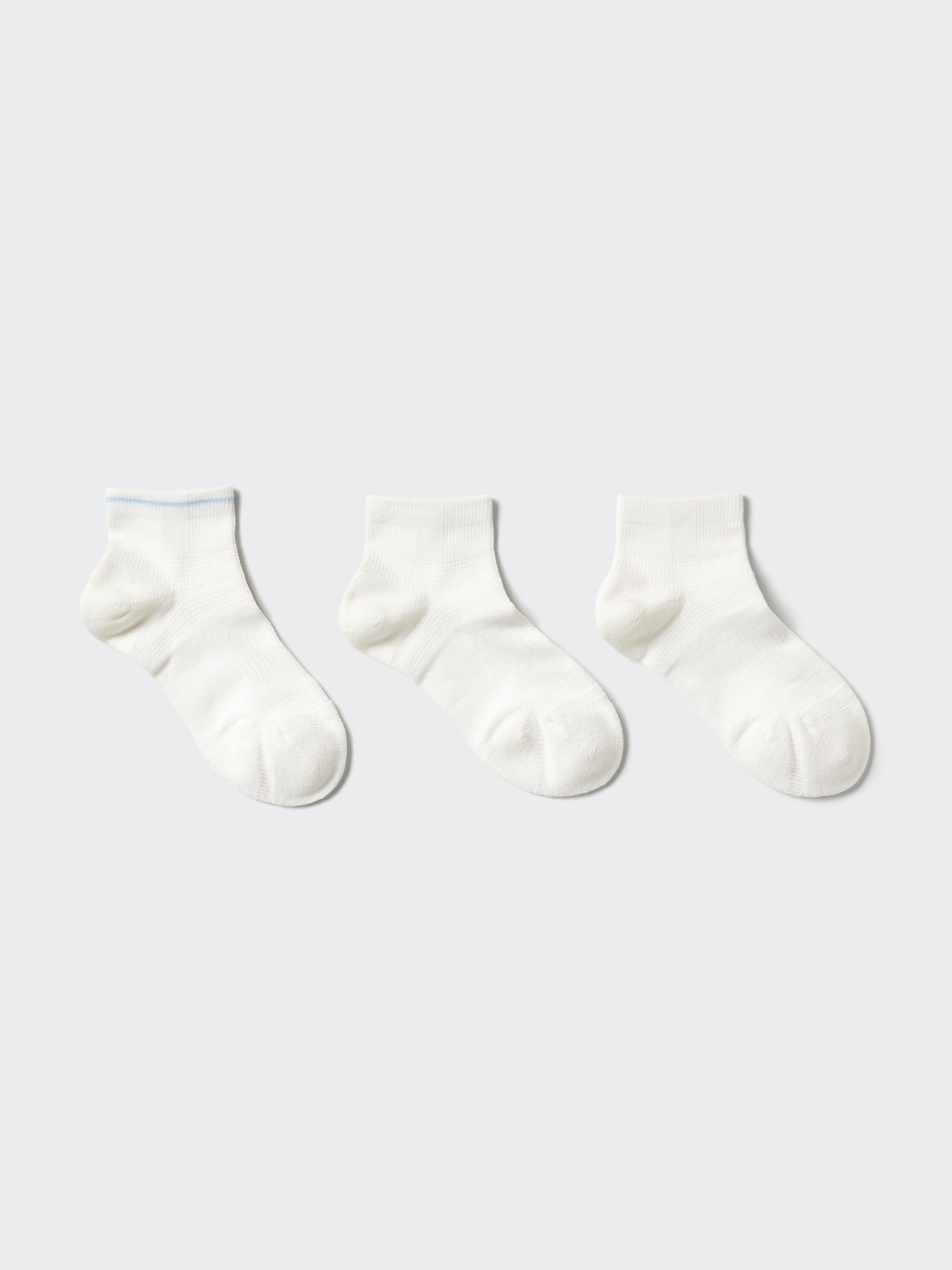 Short Socks 3 Pairs Pile Line