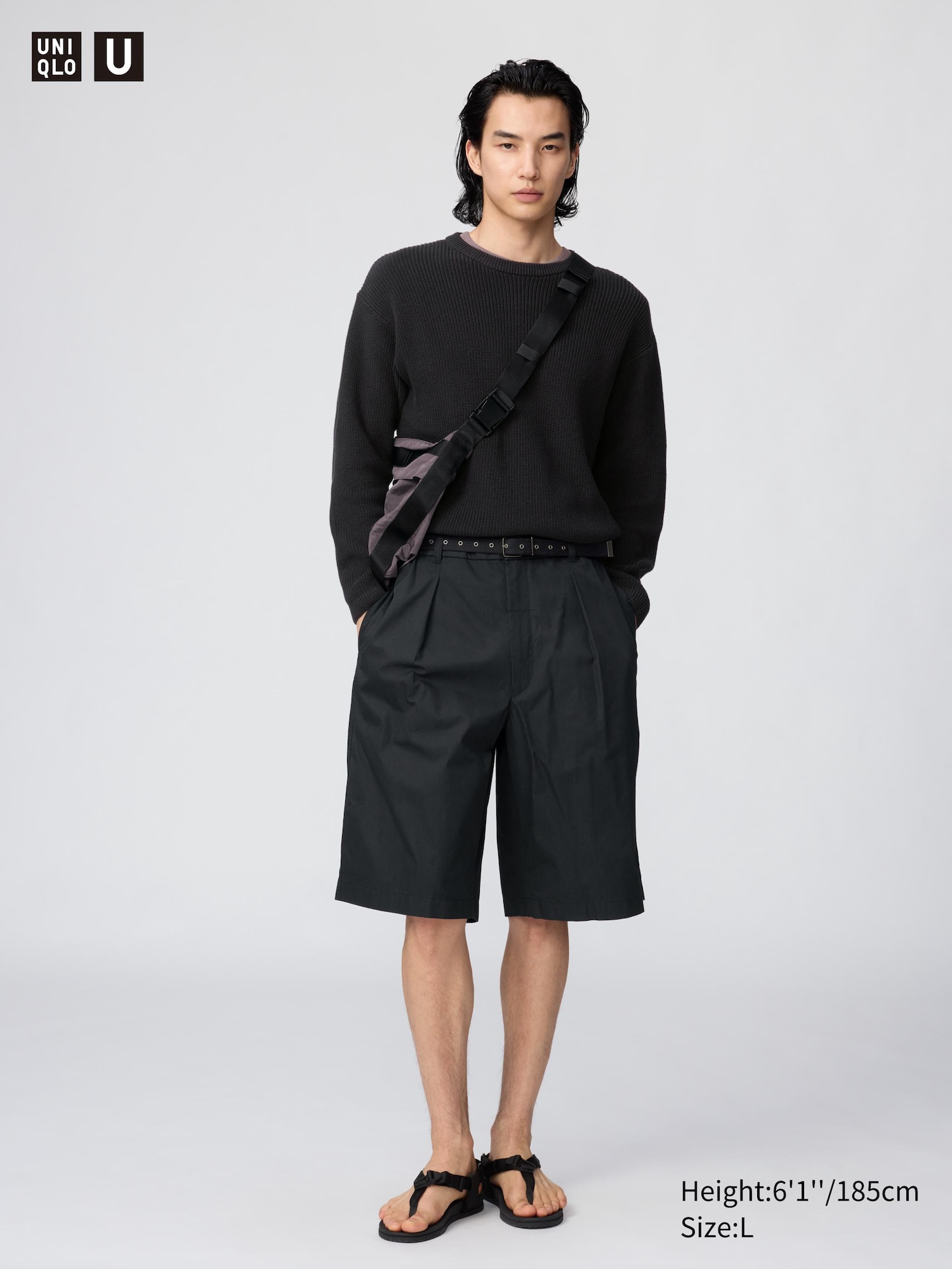 Pleated Wide Shorts