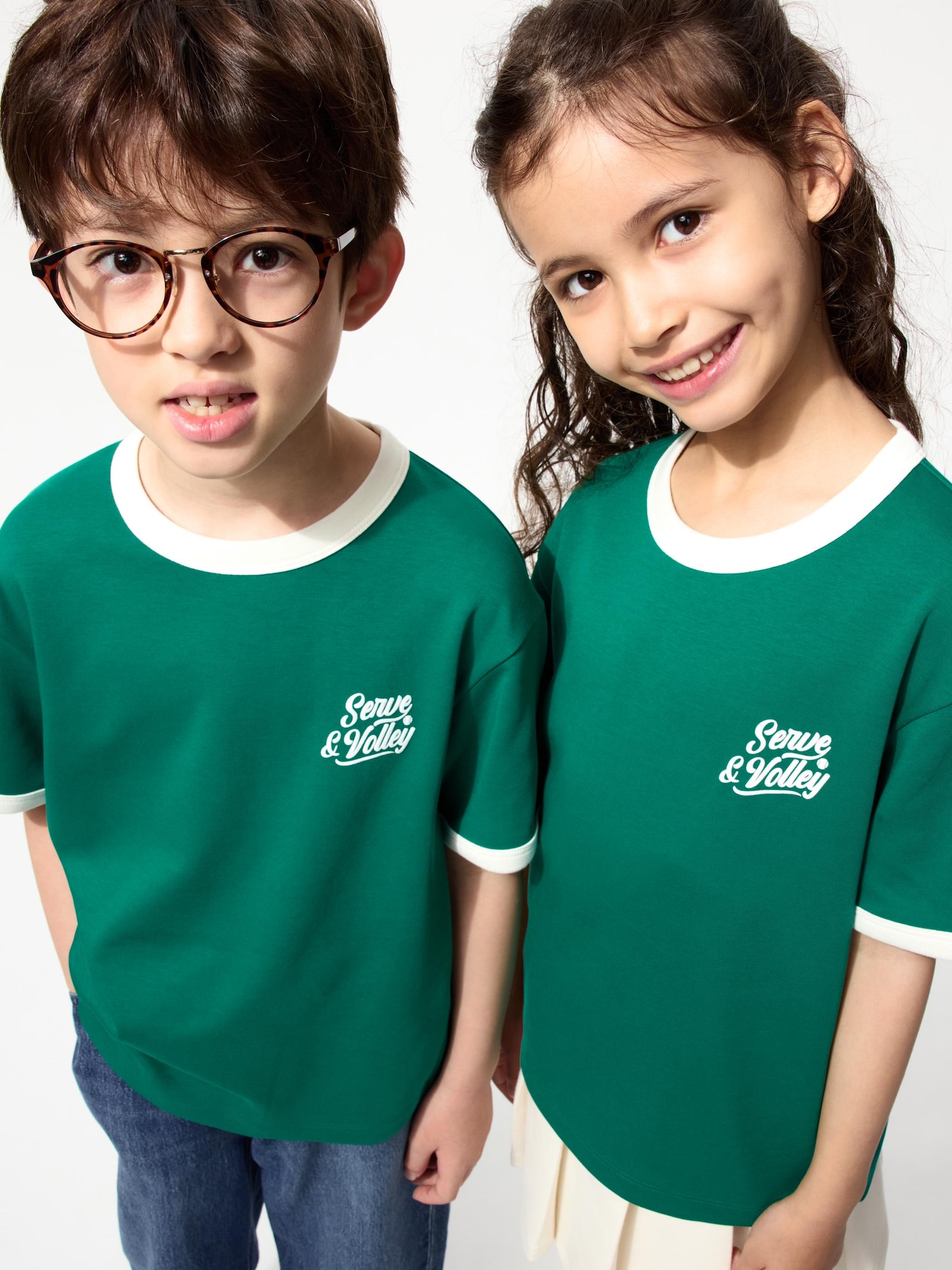 KIDS AIRism Cotton Graphic Crew Neck T-Shirt