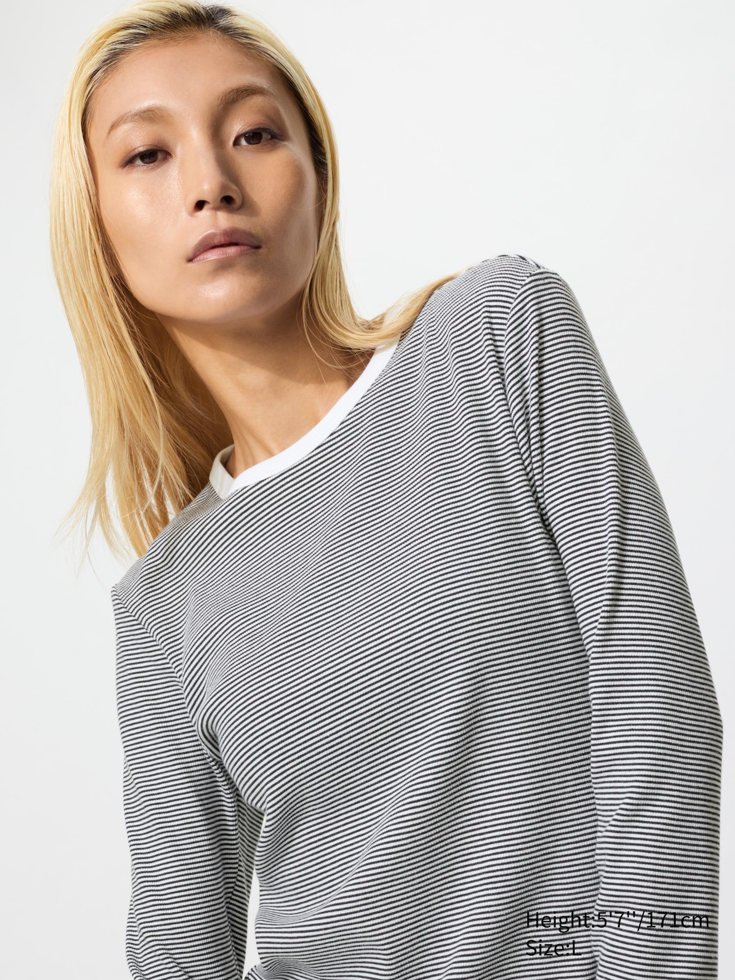 Soft Ribbed T Long Sleeve Striped
