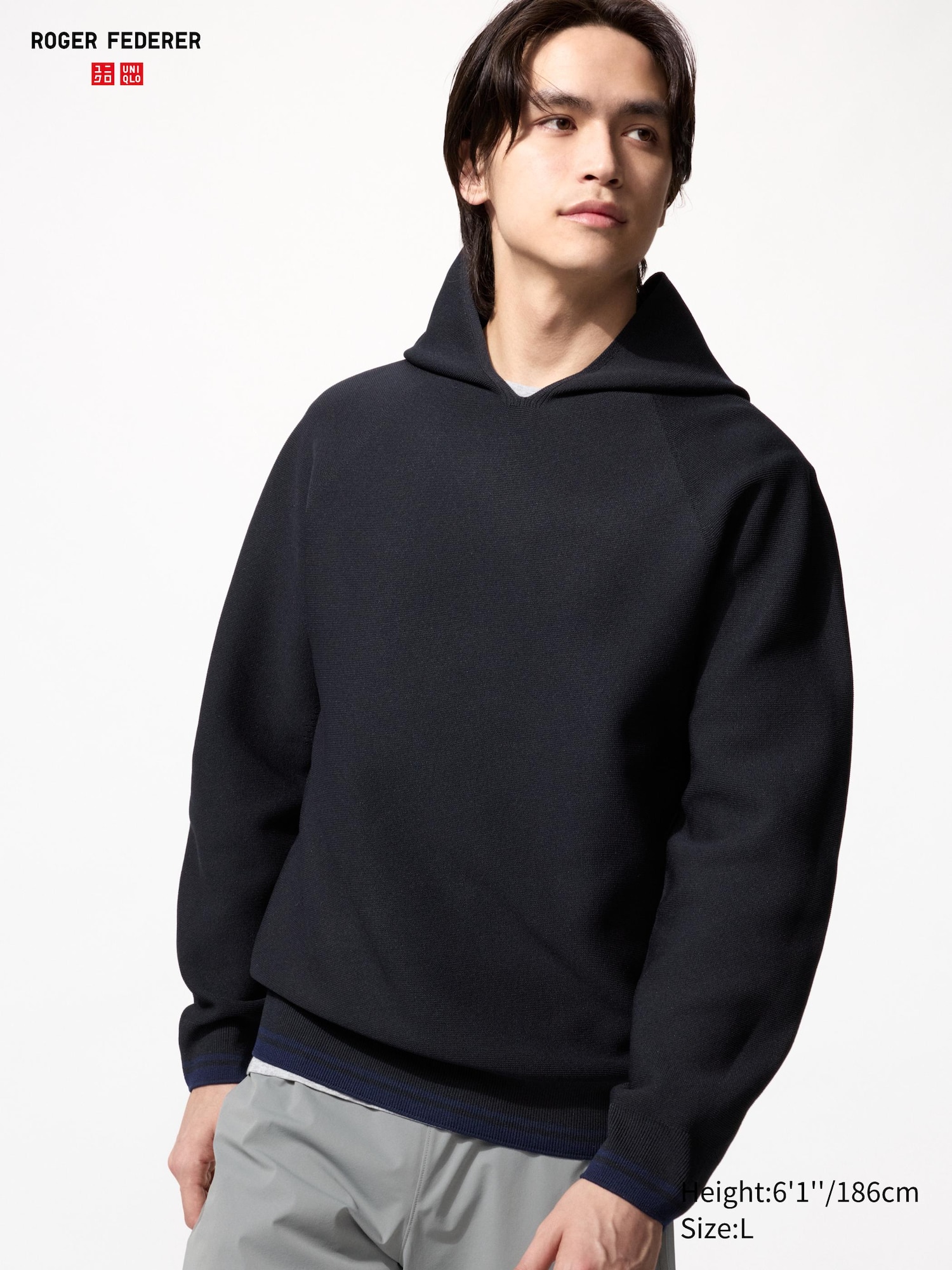 Washable 3D Knit Pullover Hoodie
