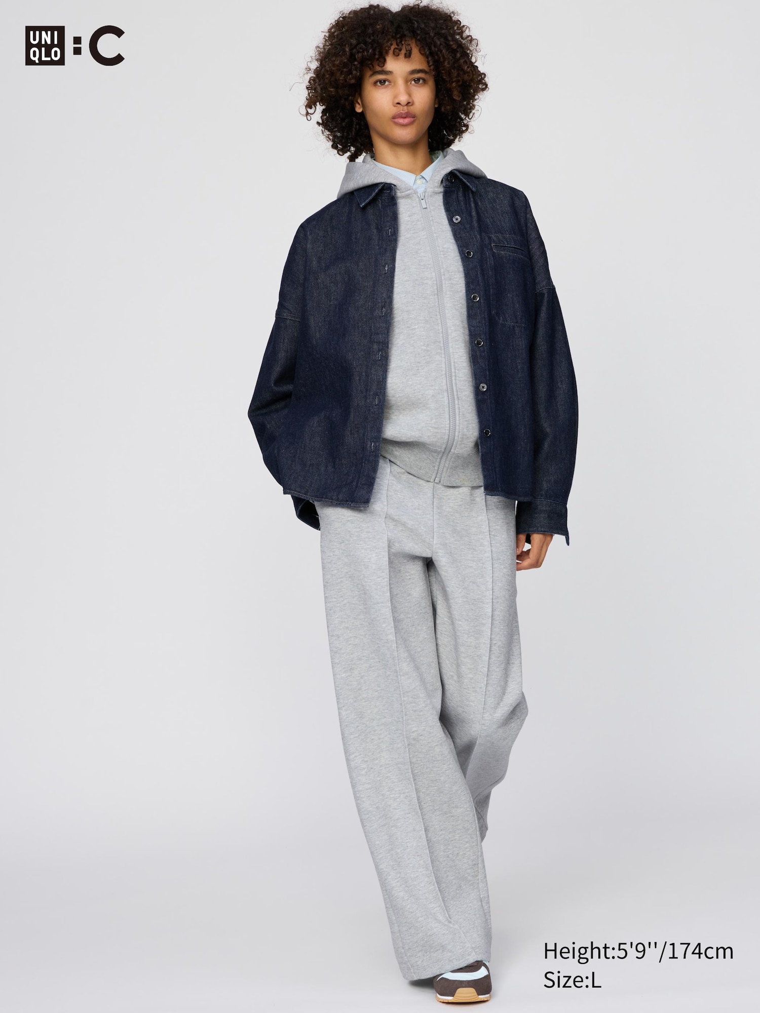 Sweat Straight Pants (Longer Length)