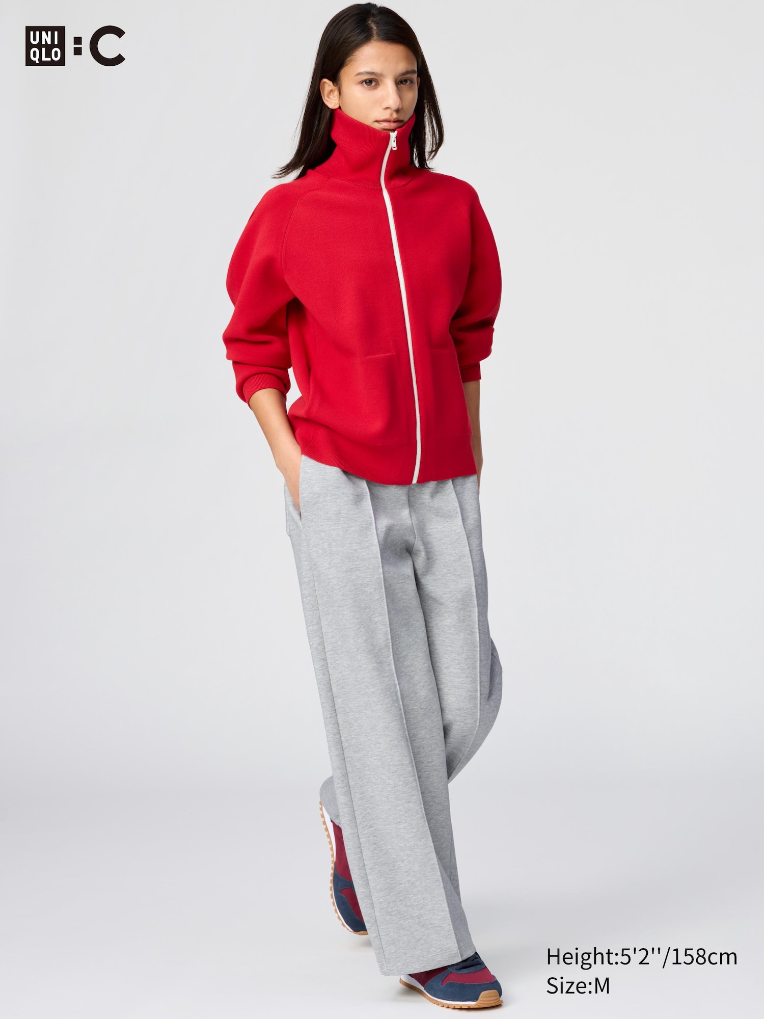 Sweat Straight Pants (Short Length)