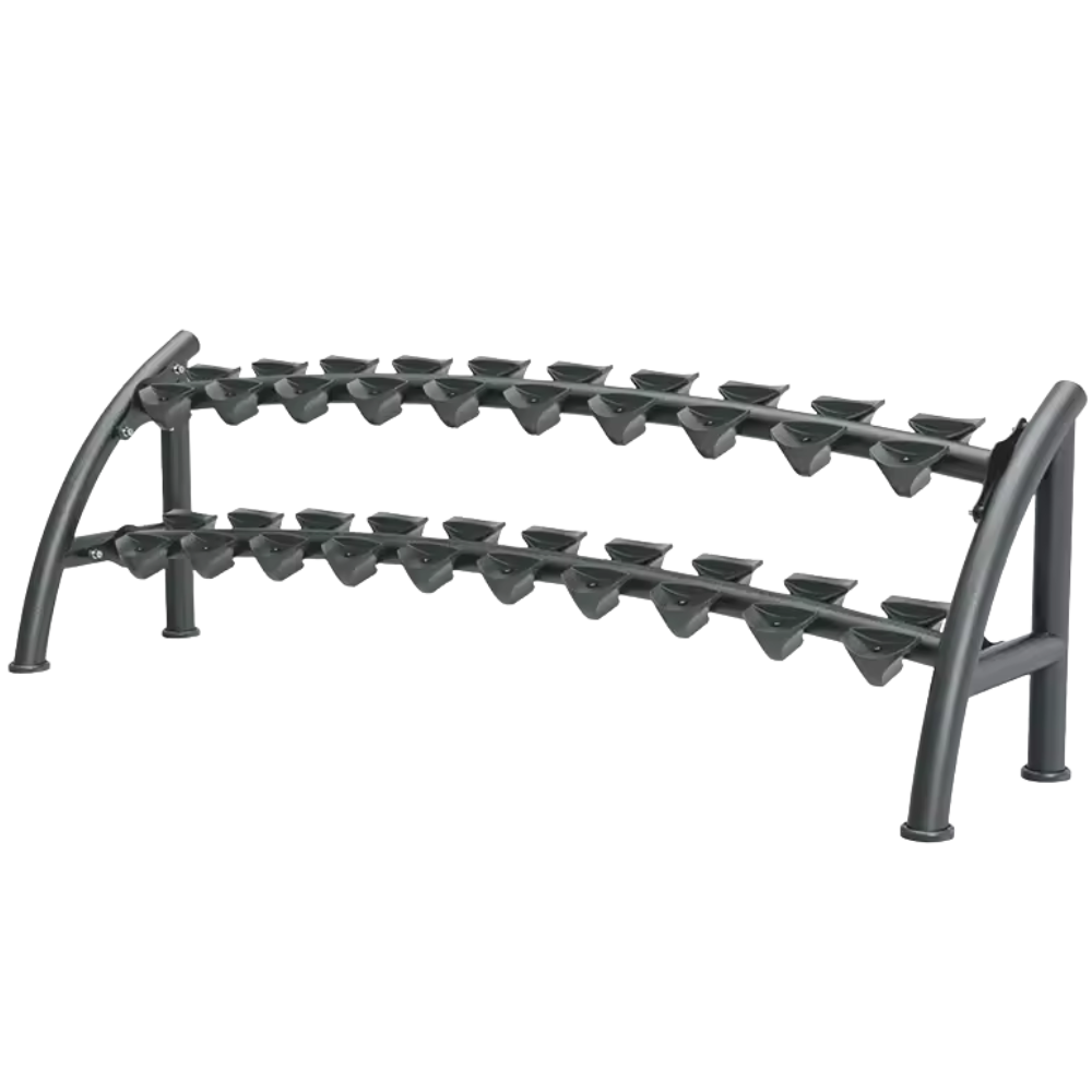 Livepro 10 Pairs 2-Tier Dumbbell Rack