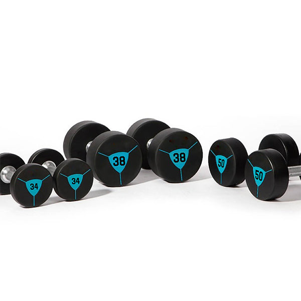 Premium Urethane Round Dumbbells (Sold as Pairs)